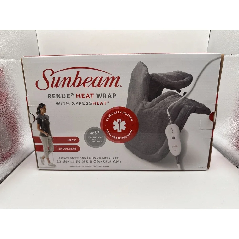 Sunbeam Renue Heat Wrap for Neck & Shoulders Spread Heat 22